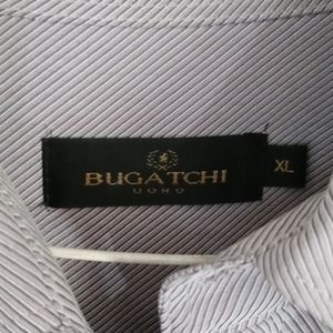 Open collar button down short sleeve